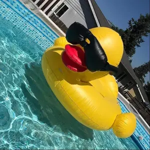 Inflatable Duck Rider, Float Swimming Pool Toy, Summer Pool Float, Lounge Chair Floating, Multi-functional Reclining Chair, Perfect Summer Gift