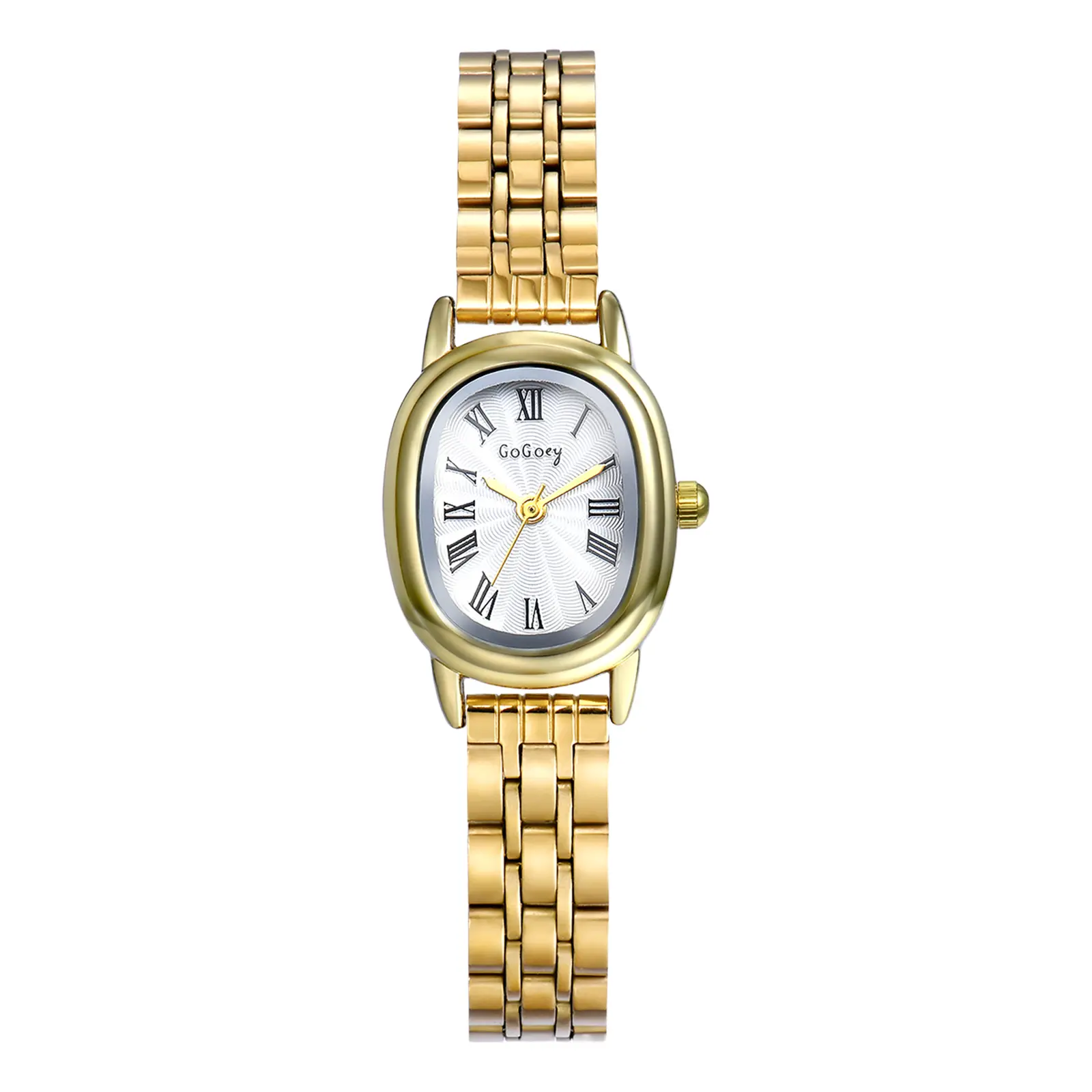 OIDEA Women's Small Elegant Exquisite Stylish Oval Analog Quartz Watch - Roman Numerals Dial, Adjustable Stainless Steel Strap, Dainty Wristwatch for Women, Exquisite Watch, Stylish Watch summerwins