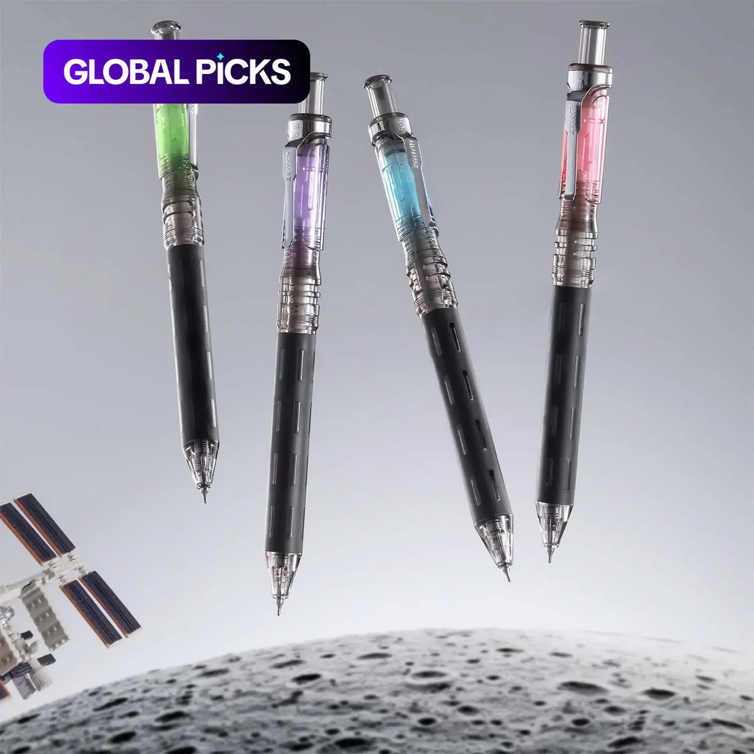 Gel Pens, Cute Medium Point 0.5mm, Black Ink Pens for Journaling, Note Taking Pens, Aesthetic & Unique Design, Smooth Writing, Office & School Supplies, Stationery Supplies, Gel Pens Set #GLOBAL PICKS