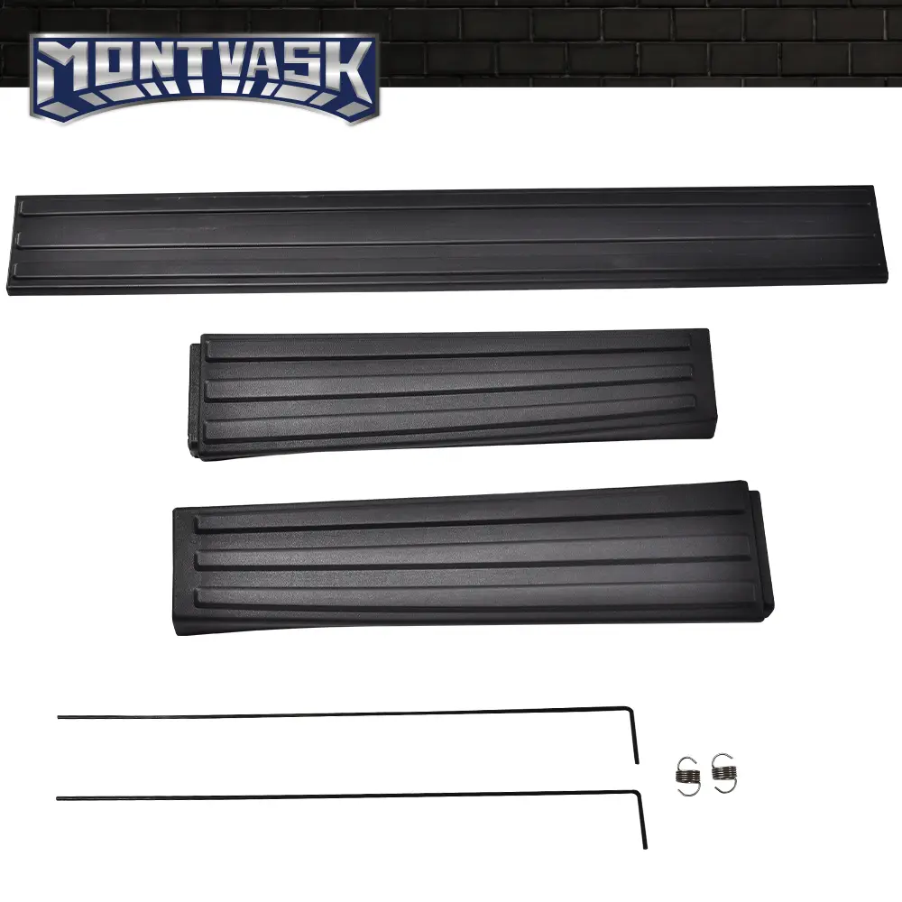 CROSSDESIGN Flexible Flex Step Tailgate Molding Trim Cover Set, Ultra-Strong Lightweight Paint-Ready ABS Ford Truck Rear Accessory, Compatible with 09-14 Ford F150 (Can Apply Any Color)