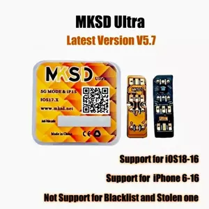MKSD Ultra V5.7 Unlock Card 2025 iPhone Unlock Service RSIM Chip Service iPhone 15 14 13 12 11 X 8 7 6 Pro Max S Device