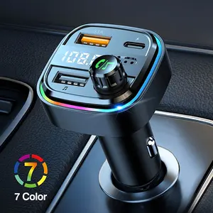 New Bluetooth-compatible Mp3 Car Charger Player, Multi-Function Wired Fm Transmitter USB Car Charger
