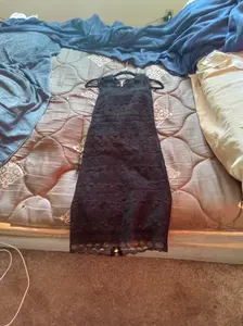 Alexander McQueen Black Lace Dress size M