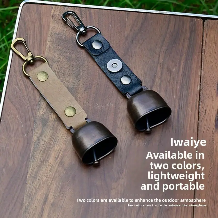 Outdoor bear bell camping atmosphere wind chime pendant hiking reminder bell pet pendant bell
