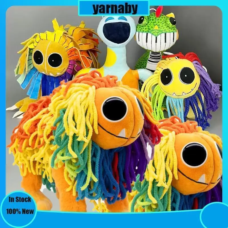 In Stock Nightmare Critters Yarnabys Colorful Lion Plush Doll - Custom Stuffed Model, Classic & Novelty Toy for Collectors