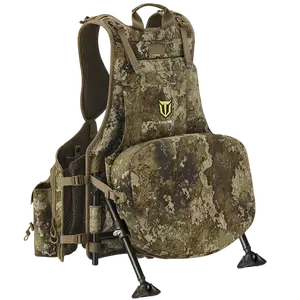 【Early Bird Deal】TideWe StrutBack Turkey Camo Vest with Kickstand Adjustable