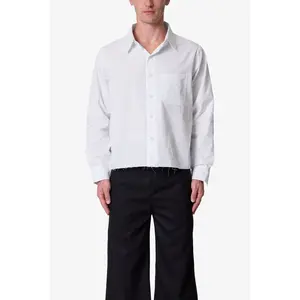 mnml L/S Poplin Shirt - White