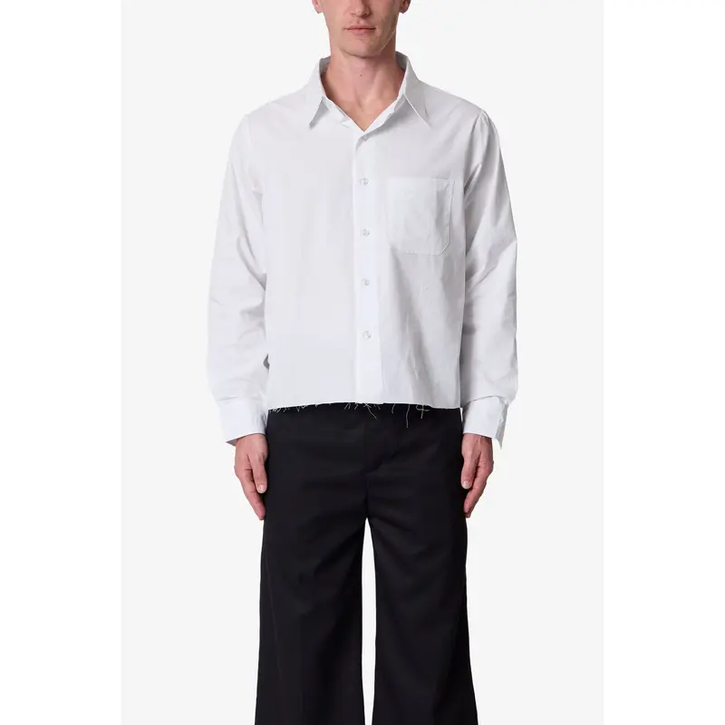 mnml L/S Poplin Shirt - White