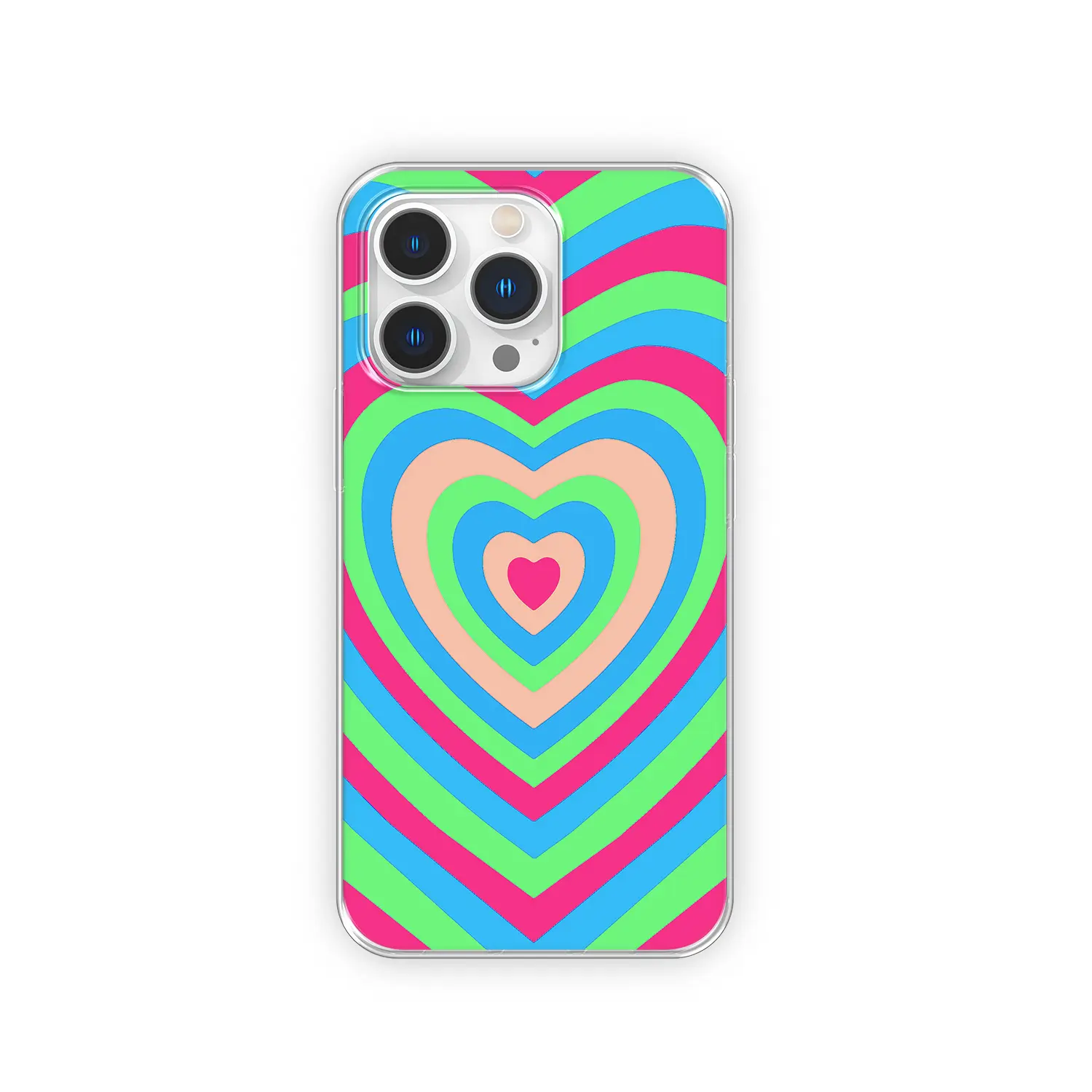 Love heart super tough anti-fall mobile phone case