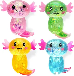 4 Pack Cute Squishy Series Stress Relief Toys Set, Soft Maltose Feeling Sensory Fidget Pack for Adults & Kids, Ultra Soft Slow Rising Balls, Anxiety Relief Birthday Party Gifts