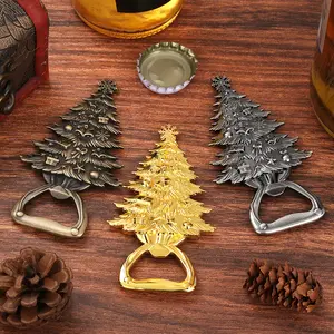 Christmas Tree Bottle Opener, Portable Beer Theme Gift, Christmas Present with Gift Box, Festive Holiday Accessory, Home Bar Accessories
