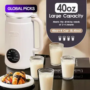 Electric Bean & Nut Milk Machine, 1200ML Electric Juicer, Household Kitchen Appliances, Holiday Gifts, Blender, Oat milk, soy milk, Nuts Milk Maker