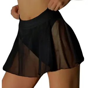 Solid Color Mini Skirt, Sexy Pleated High Waist Skirt For Spring & Summer - Perfect for Casual & Party Occasions - Ideal Gift for Fashionable Ladies