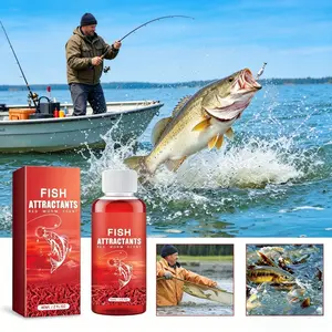 Concentrated Fish Attractant Liquid - 60 ML Fishing Equipment, Fast Nesting Red Worm Bait Opening Agent, Thick Fishy Comprehensive Bait Suitable for Multiple Fish Species,summervibes