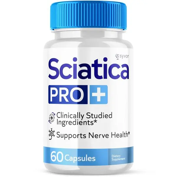 Sciatica Pro+ Advanced Nerve Support Supplement Maximum Strength Formula 60 Capsules