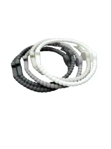 Cross Bracelet Heart Cross Silicone Bible Bracelet New Design, Trendy Jewelry Accessory for Women & Men, Religious Jewelry Gift, Perfect Gift Idea, Stackable Bracelet