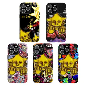 Y-Star Boy Grunge Graffiti Phone Case | Weirdcore Alt Aesthetic Cover,Having good protective properties,for iPhone 16 15 14 13 12 11 17Pro Max,for Samsung S25 S24 S23 S22 Ultra,Protective Cover,give her/him a gift for Christmas and Th