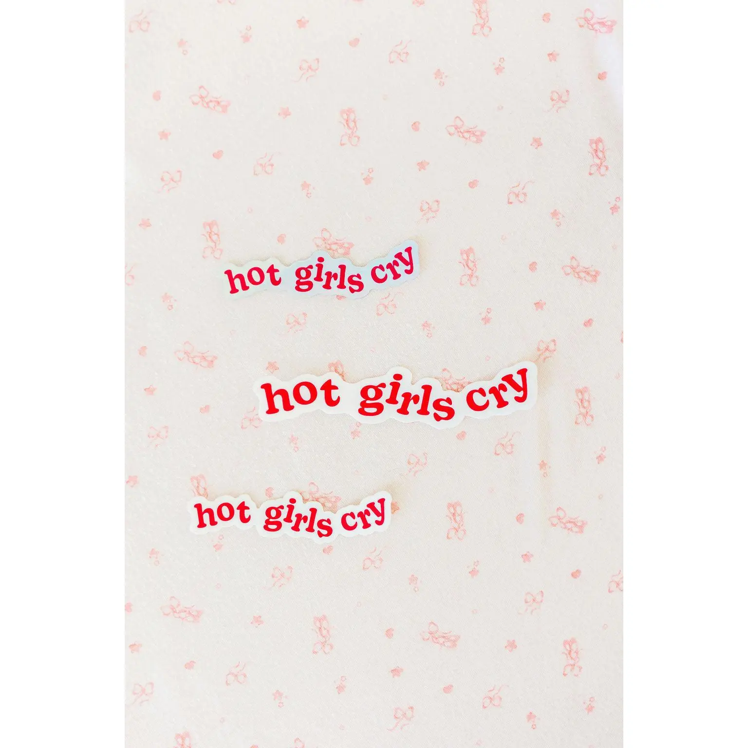 Hot Girls Cry 4.25 Inch Sticker