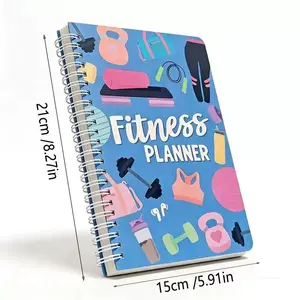 Fitness Plan Journal for Gym and Weight Loss, Systematic Training Planning, Progress Tracking, Stable Exercise Habit Formation