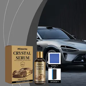 Car Ceramic Coating Kit, Paint Protection Film, Glossy Finish, Anti-Scratch, Hydrophobic, Easy Clean, Car Care Essentials, Car Detailing Accessories, 9H Graphene Coating for Auto Car Detailing, 10+ Years Long Lasting Car Protection, Crystal Clear Coating
