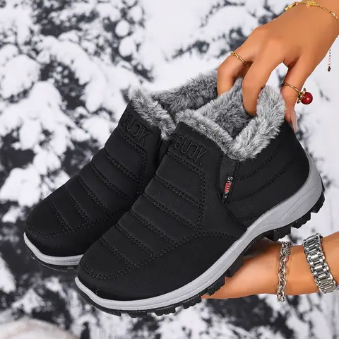 Women's Ultra Warm Winter Boots, Ice Boots for Extreme Cold, High Density Lining Heat Lock Technology Durable PVC Sole Snow Boots Work Ankle Boots for Outdoor Hiking and Fashion, Trudge Boots, Walking Shoes