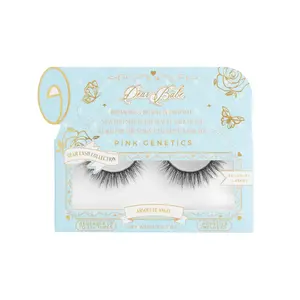 Pink Genetics Dear Lash Collection Absolute Angel Eyelashes Makeup Cosmetic Reusable Eyelash Extensions with Adhesive Included