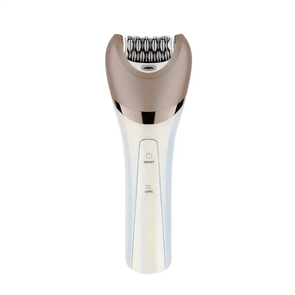 6-in-1 Electric Epilator & Lady Shaver - Lightweight Wet & Dry Hair Removal for Smooth Legs, Bikini Line Smooth - LED Light, Gentle, Cordless with Storage