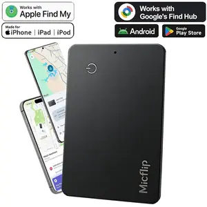 Wallet Tracker Card (iOS and Android) Slim Tracking Card, 3 Years Battery Bluetooth Smart Card, Magnetic, Work with Apple Find My & Google Find Hub, GPS Locator for Luggage, Passports, Keys, Backpack