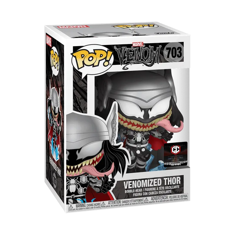Funko Pop! Marvel - Venomized Thor (Chalice Collectibles) #703 Exclusive Collectible Pop Vinyl Figure