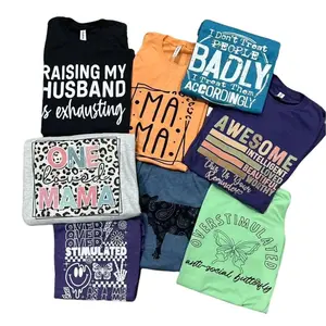 Single T-Shirt - Cotton/polyester regular and plus sizes Top Womenswear tees cute shirts Printed Tshirt