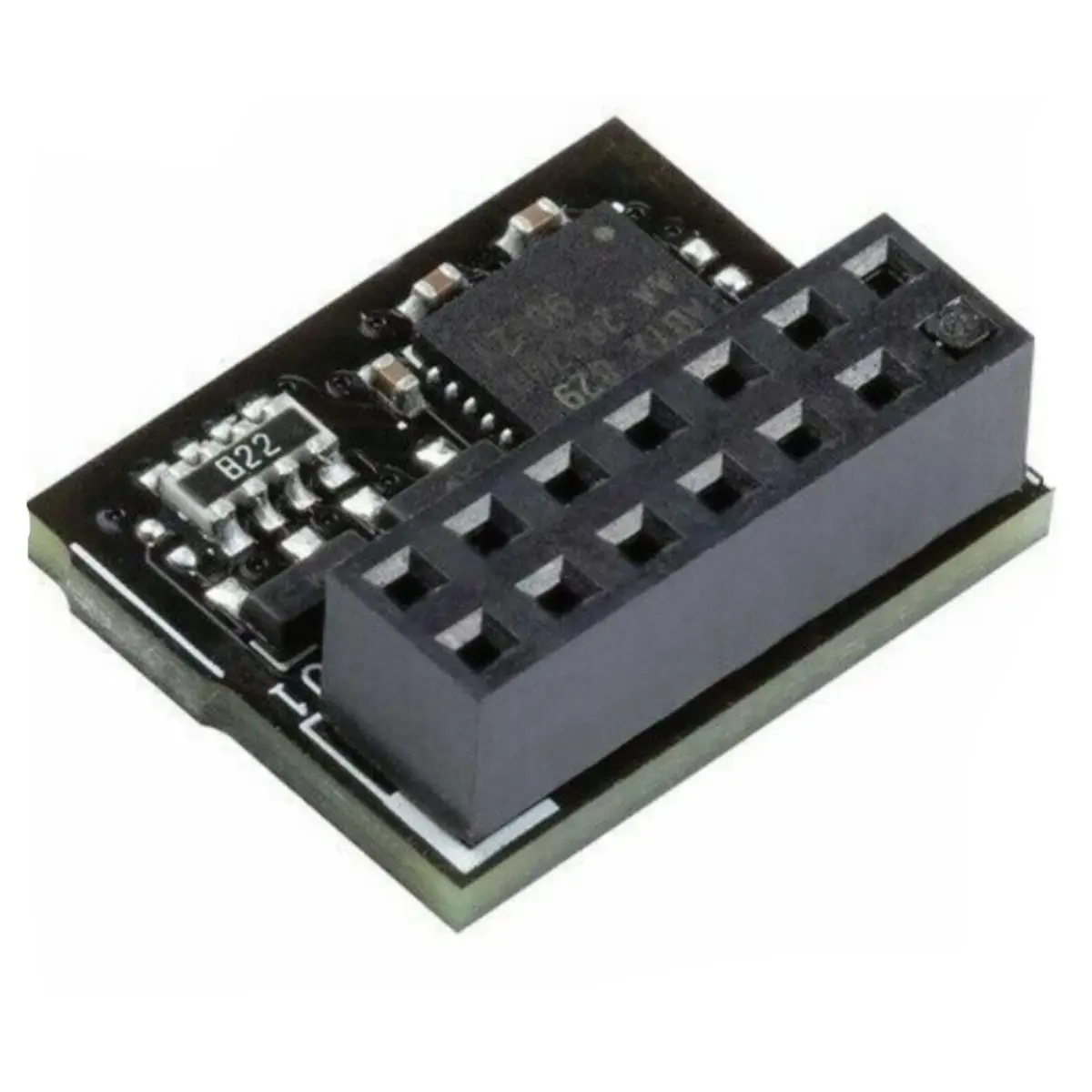Asus Nuvoton NPCT750 TPM2.0 Security Accessory - SPI 14-1 Pin Interface, Bulk Pack for Motherboards, Common Criteria EAL4+ Certified, Enhances Platform Integrity, Network Security, Data Storage, Digital Identity Protection