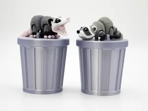 Trash Panda & Possum Articulated Fidget – Flexible, Fun, and Quirky – Perfect Gift for Animal Lovers stress relief