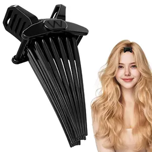 Hair Volume Pincher for Instant Root Lift, 13-Pin Hair Volume Clip for Men & Women, Portable Lifting Combs for High Crown, Easy-Use Tool for Daily Styling burmese curly bundles