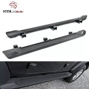 YITAMOTOR 6 inches Running Boards Compatible for 2018-2025 Jeep Wrangler JL 4-Door/2-Door Black (Excl JK Model)