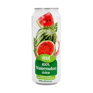 VINUT 100% Watermelon Juice 500ml - Pure Natural Fruit Drink, No Added Sugar, No Preservatives, Refreshing Hydration