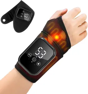 Rechargeable Portable Hand Relief Device with Breathable Wrist Brace - Alleviates Carpal Tunnel Syndrome, Arthritis, Gamer Wrist Pain - For Office Workers, eSports Players - Mother’s Day Gift