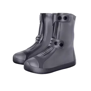 Waterproof Shoe Covers Non-Slip Rain Shoe Covers Reusable Silicone Shoes Covers For Rain Resistant Rain Boots For Men Women Outdoor Overshoes Protection