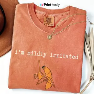 I'm Mildly Irritated Marcus The Worm Comfort Colors Shirt, Marcus The Worm Meme Shirt, Brain Rot shirt, Robert Help Marcus The Worm Ugly shirt - Printfamily