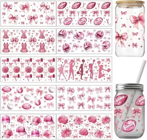 Cheer UV DTF Stickers | UV Direct to Film | UV Stickers | 16oz tumbler wraps  | 10 Pack