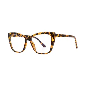 Mad Shade Bold Tortoise Cat Eye Frame with Blue Light Lens Glasses – Retro Style Anti-Glare for Daily Screen Use #49
