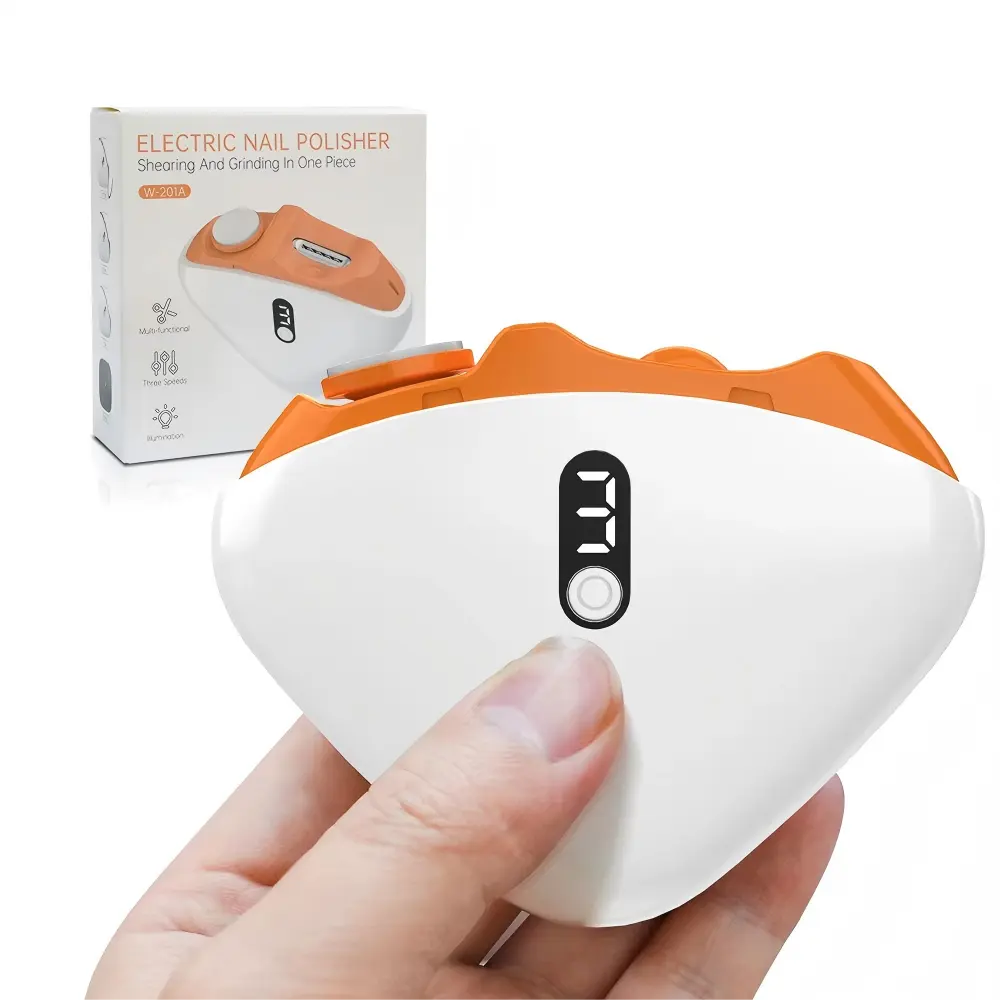 Safe Quiet Electric Nail Clipper - No More Nicks for Kids & Adults