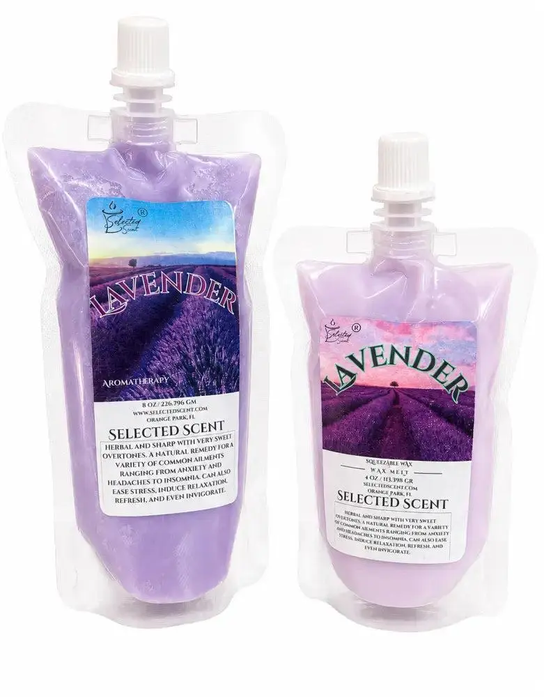 Lavender Squeezable Wax Melt Long Lasting Home Fragrance