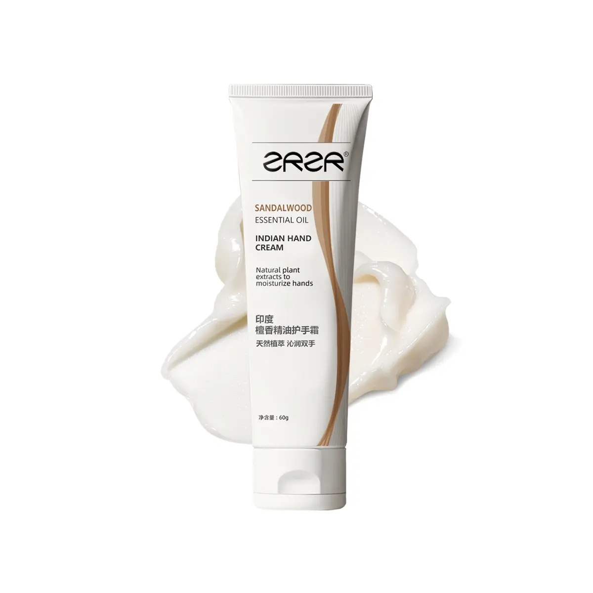 ZRZR 60g Flip Top Tube Fast-Absorbing Hand Cream - Luxury Natural Essential Oils & Hyaluronic Acid Formula, Smooth Aroma, Non-Greasy Hydrating Silky Moisturizer for Dry, Sensitive Skin, Daily Use (Citrus, Chamomile, Lavender Scents)