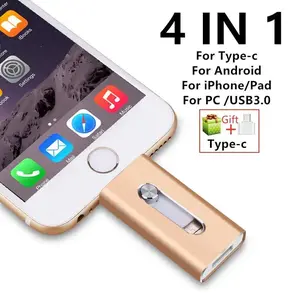 2026 USB 3.0 Flash Drive 2TB Type C External Memory Stick for iPhone Android PC Photo Video File Storage
