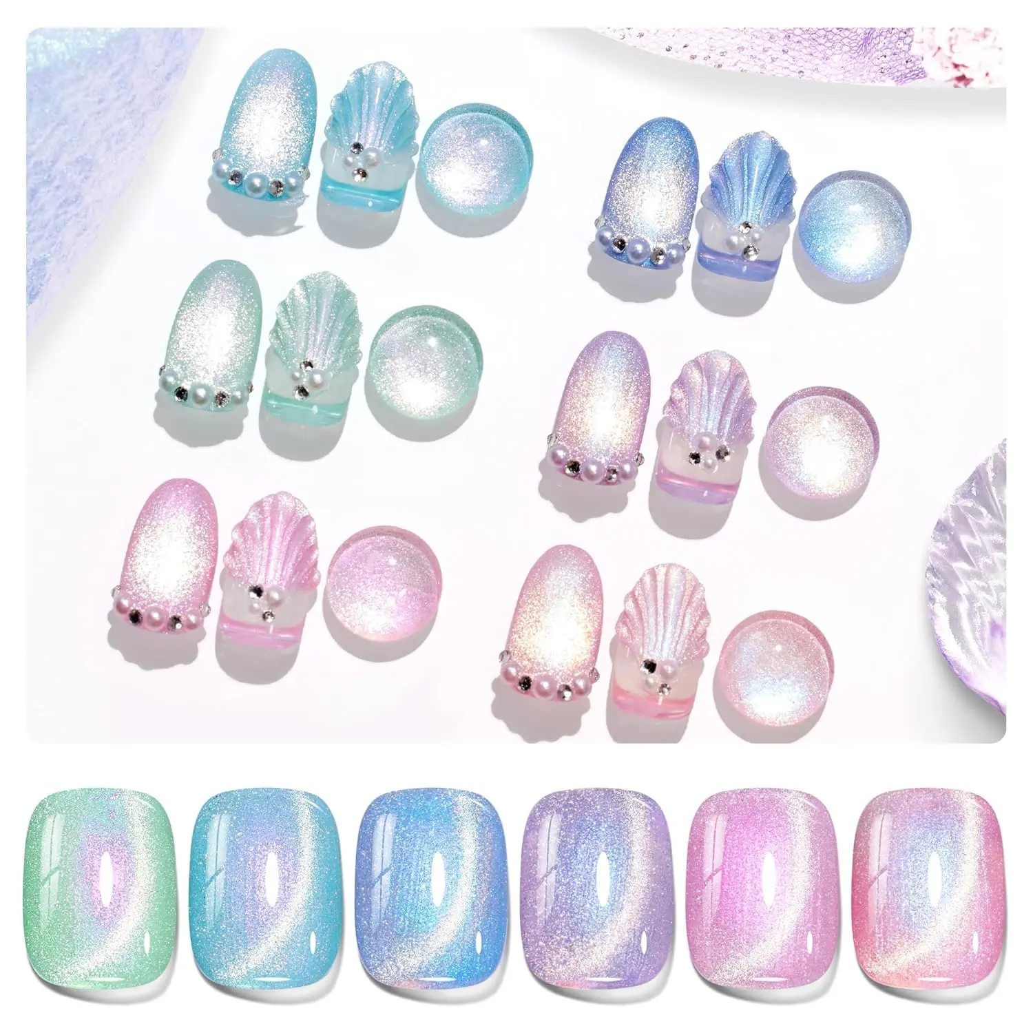 6 Colors Prismatic Mirage