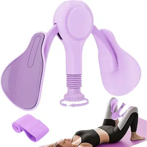 Inner Thigh Exerciser for Women, Pelvic Floor Muscle Exercise Devices, Adjustable Hip Trainer Kegel Exerciser for Postpartum Rehabilitation, Thigh Toner Workout Equipment