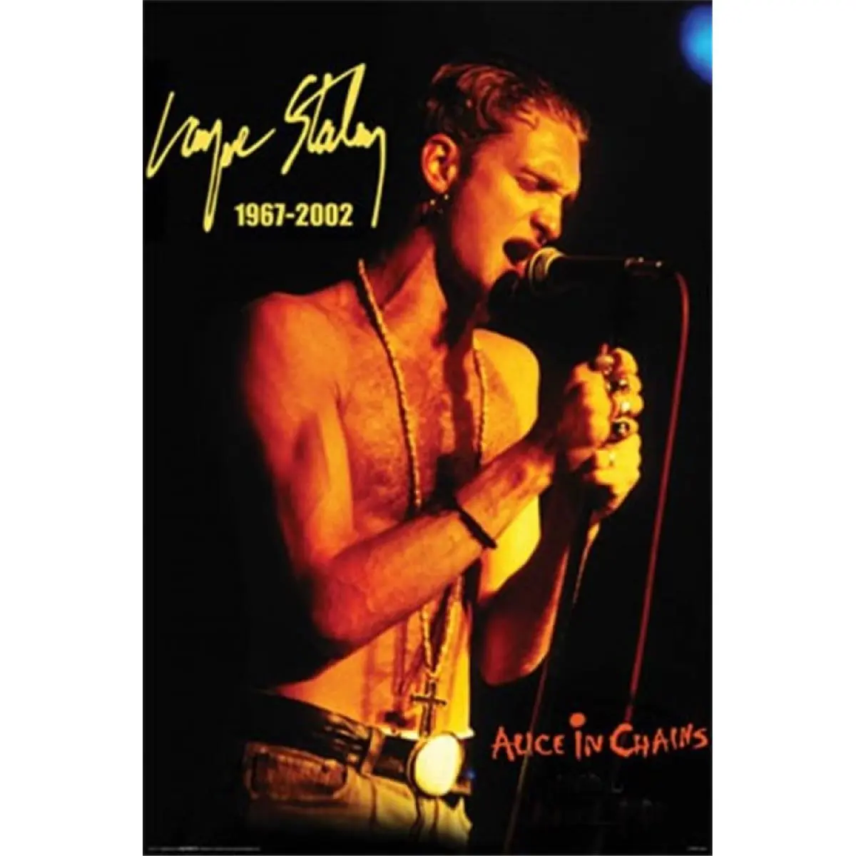 212 MAIN Alice in Chains Photo Poster Print - 24x36 in Large Size Home Supplies Wall Art, Artistic Decoration, Collectibles Gift for Home Decor Enthusiasts