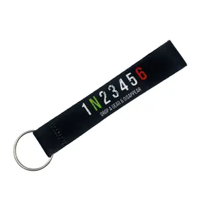 KeychainsCentral Drop A Gear and Disappear 5.5x1.0 Inch Keychains Premium Quality Key Tag for Motorcycle, Car, Scooter, ATV, UTV