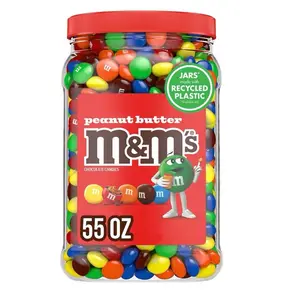 M&M'S Peanut Butter Milk Chocolate Candy, 55 oz.