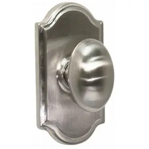 Weslock  Julienne Premiere Privacy Lock with Adjustable Latch & Full Lip Strike, Satin Nickel